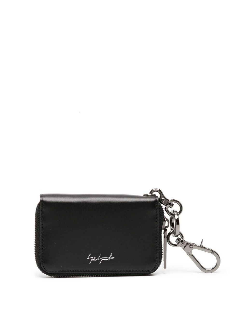 discord Yohji Yamamoto Logo-print Zip-fastening Key Wallet in