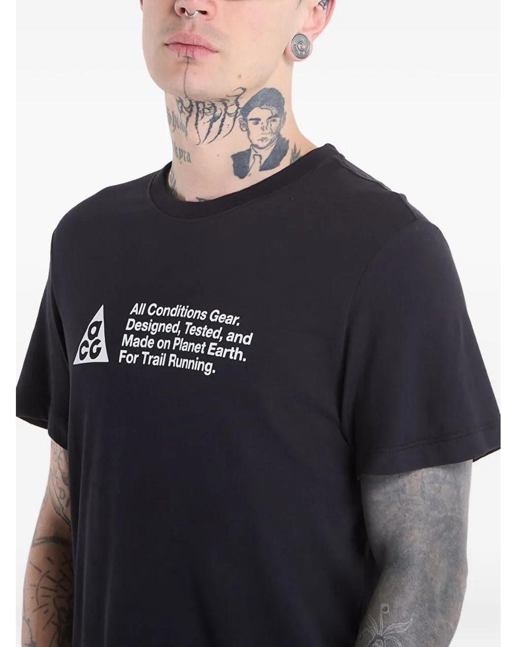Nike Blue Acg T-Shirt for men