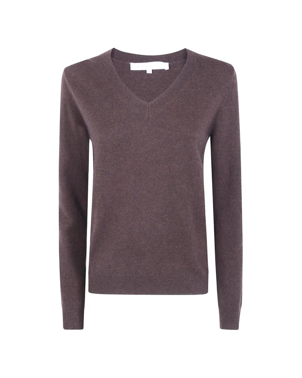 ABSOLUT CASHMERE Purple V-Neck Cashmere Sweater