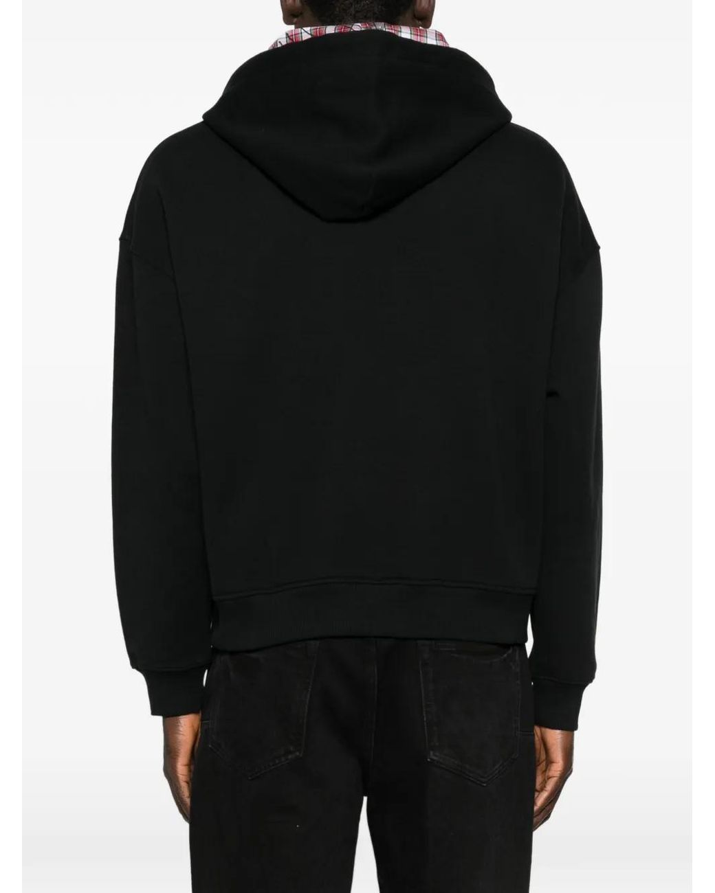 Vivienne Westwood Black Hooded Pouch Pocket Hoodie for men