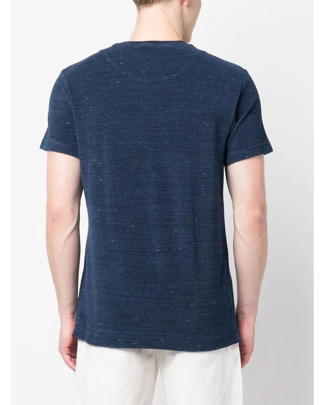 Orlebar Brown Blue Classic Towelling-Finish T-Shirt for men