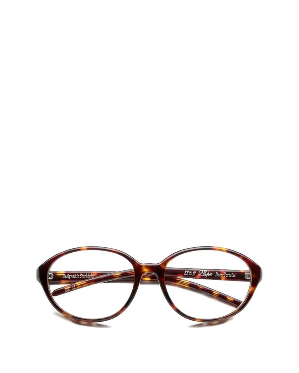 Chimi Brown Ellipse Brille
