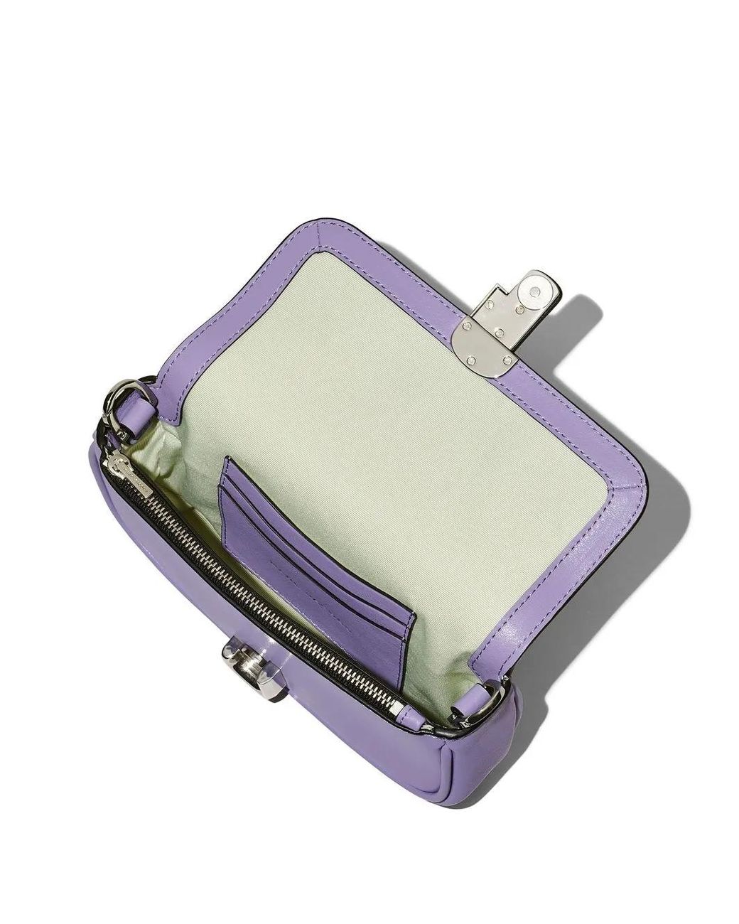 Marc Jacobs Purple The J Marc Mini Leather Crossbody Bag