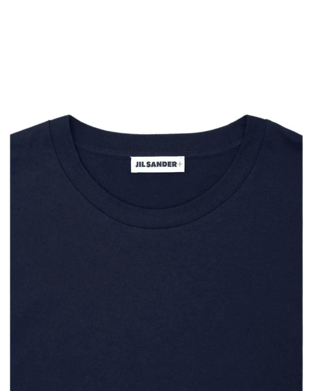 Jil Sander Blue Logo-Embroidered Long-Sleeved T-Shirt for men