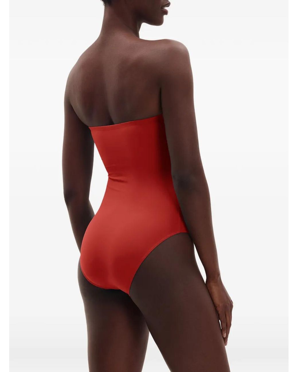 Eres Red Maillot De Bain Cassiopée À Fronces