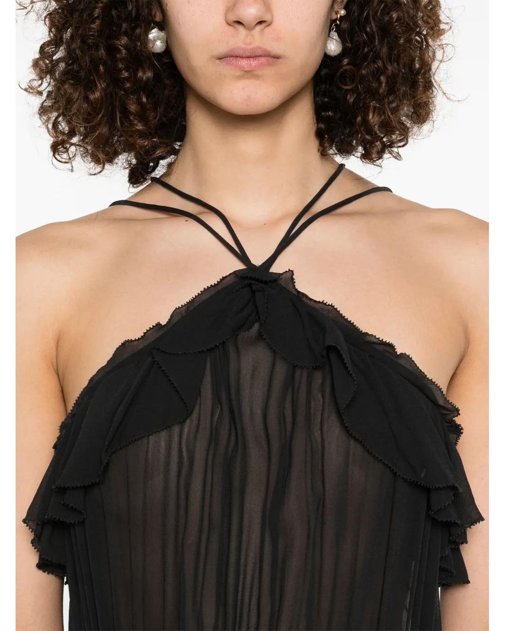 Isabel Marant Betty Mini Dress in Black | Lyst