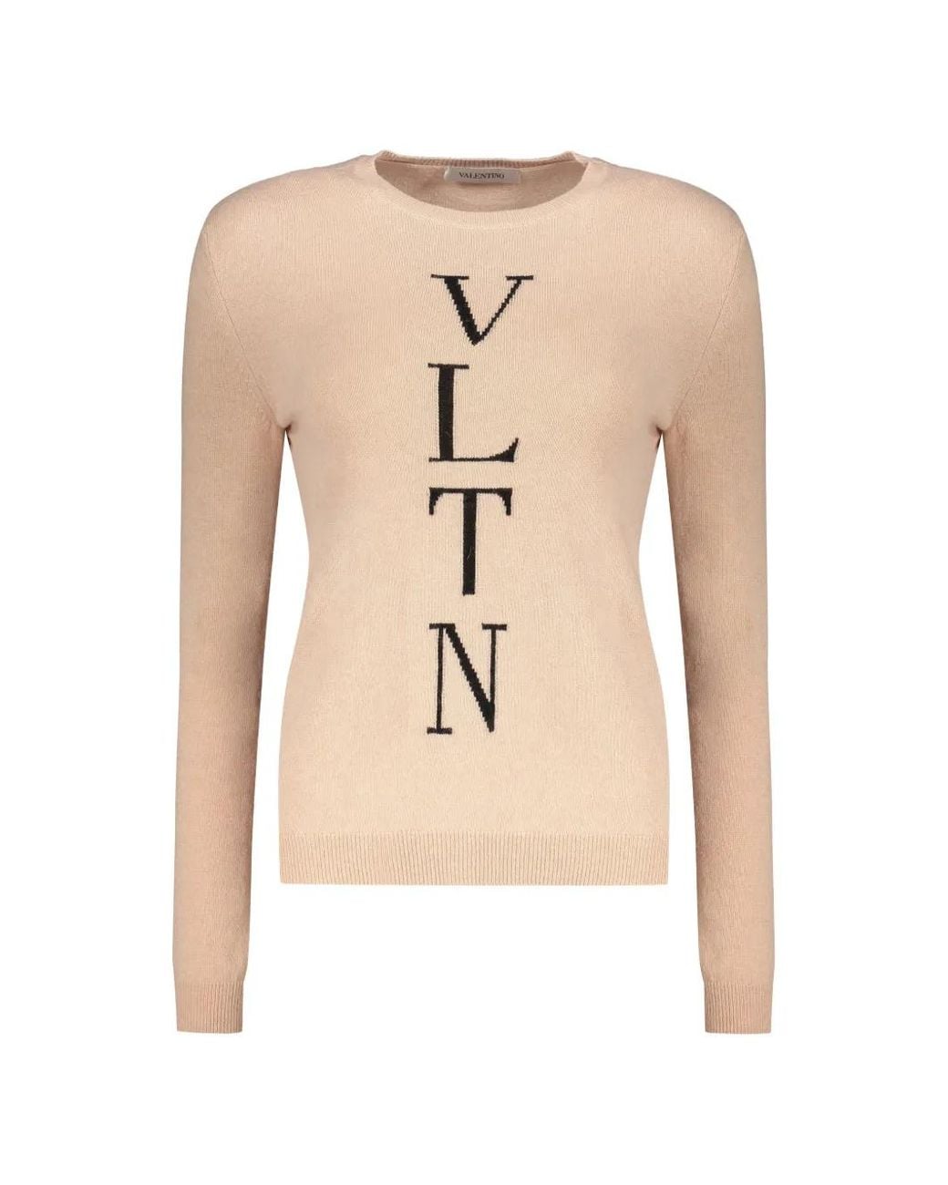 Valentino Garavani Natural Intarsia-Knit Sweater