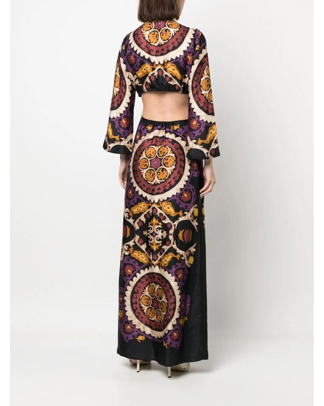 Ba&sh Black Kleid Mit Blumen-Print