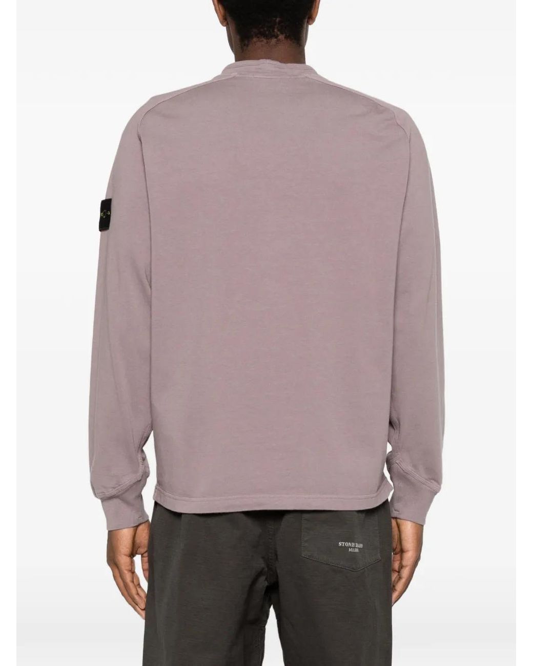 Sweat 6100030 En Jersey De Coton Biologique Épais Stone Island pour homme en coloris Purple