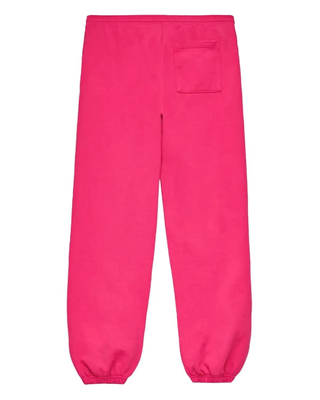 Sp5der Pink Logo-Print Joggers for men