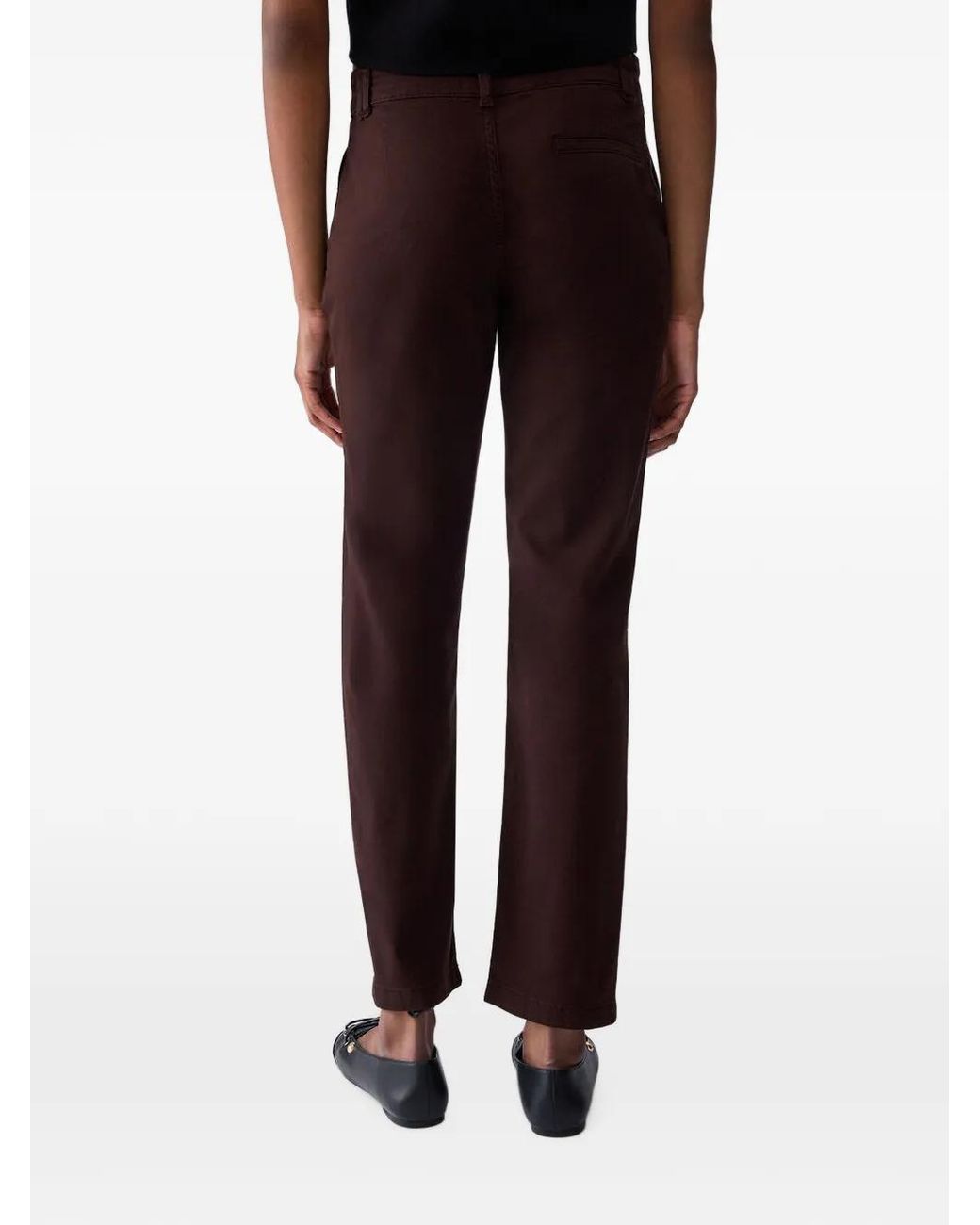 Liu Jo Brown Cigarette Pants