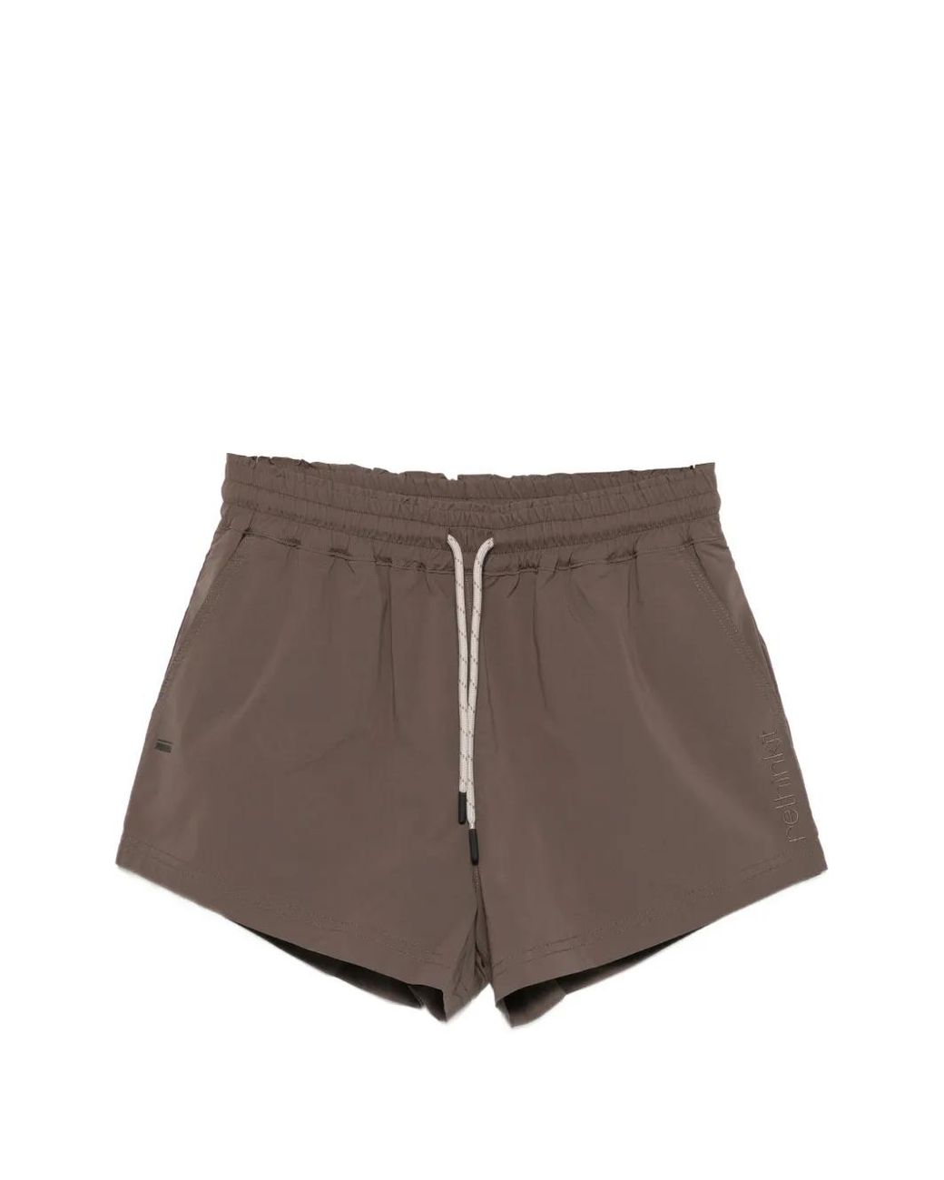 Rethinkit Studios Brown Drawstring-Waist Shorts