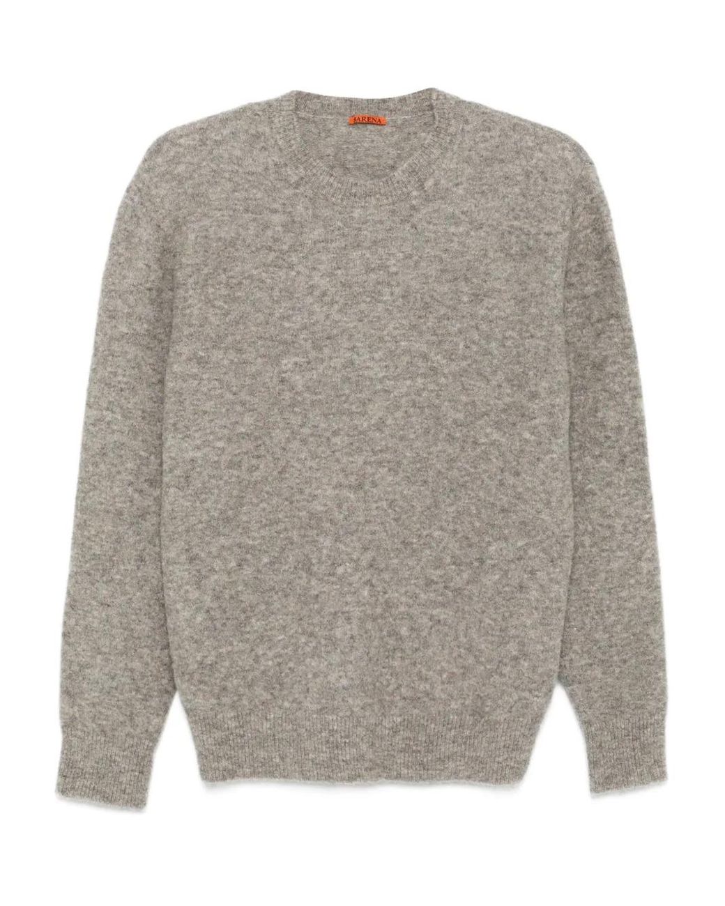 Barena Gray Crew-Neck Sweater for men