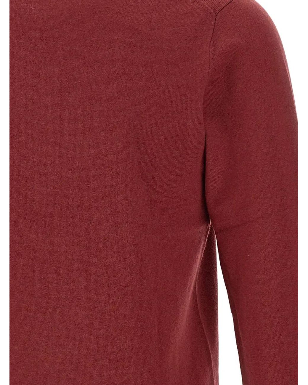 Sun 68 Red Crew-Neck Sweater for men
