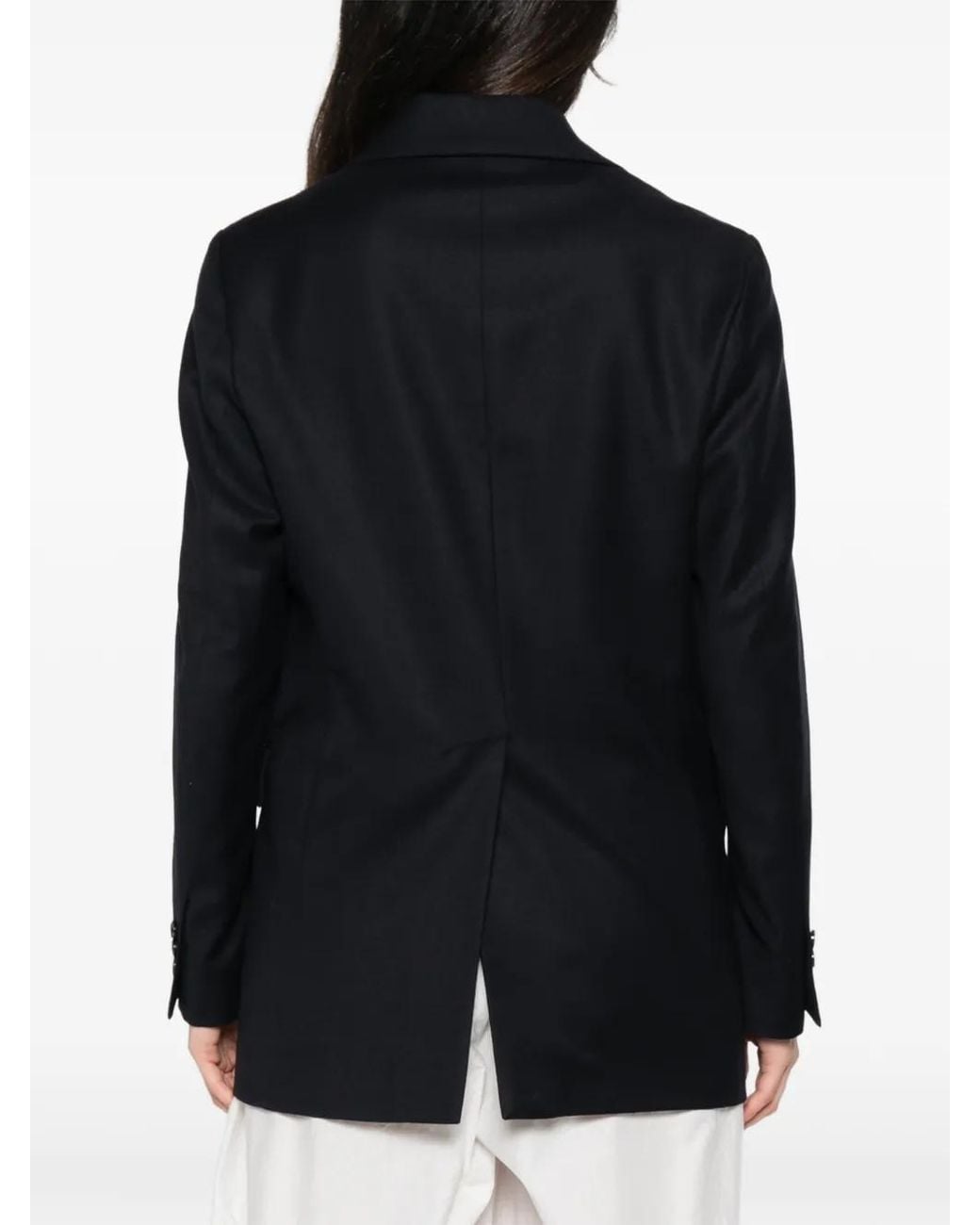 Barena Black Single-Breasted Notched-Lapel Blazer