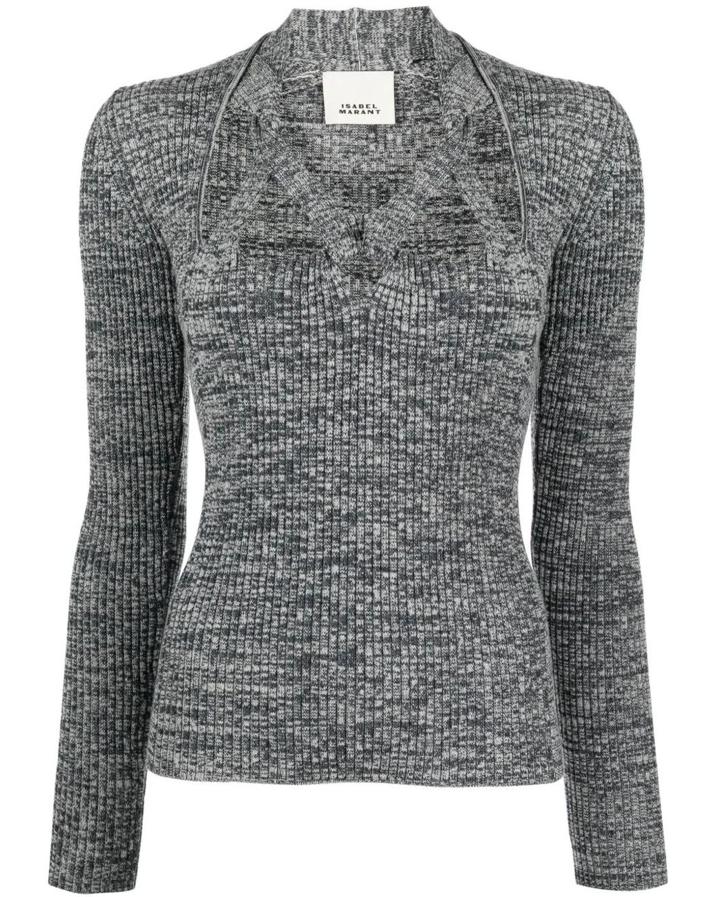 Isabel Marant Black Zoria Knitted Top