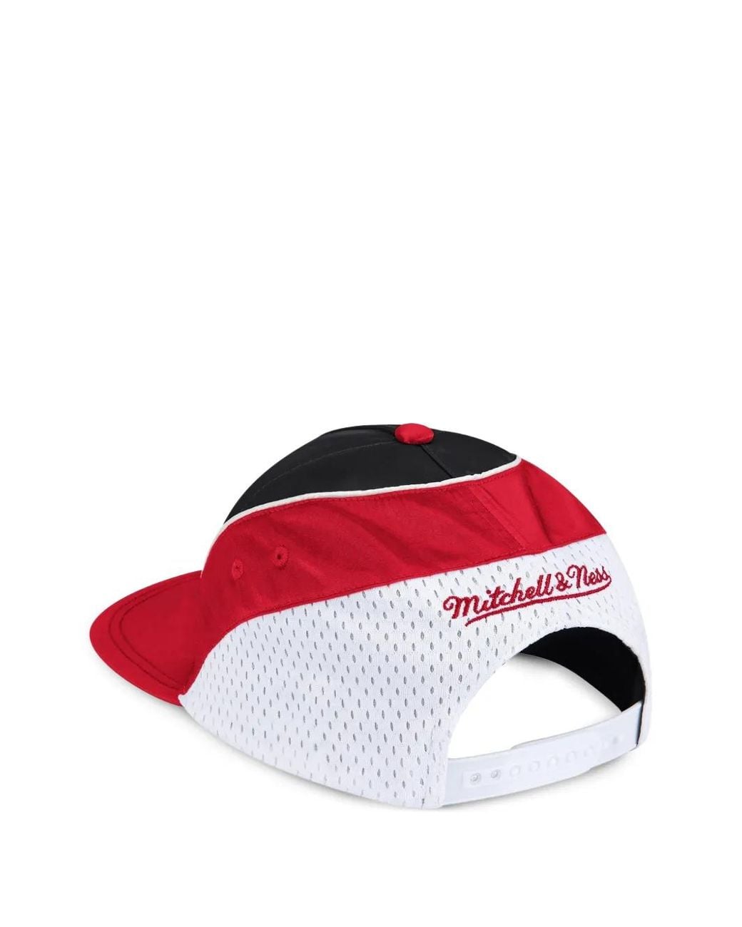 Mitchell & Ness Red Ohio State Buckeyes Snapback Cap for men