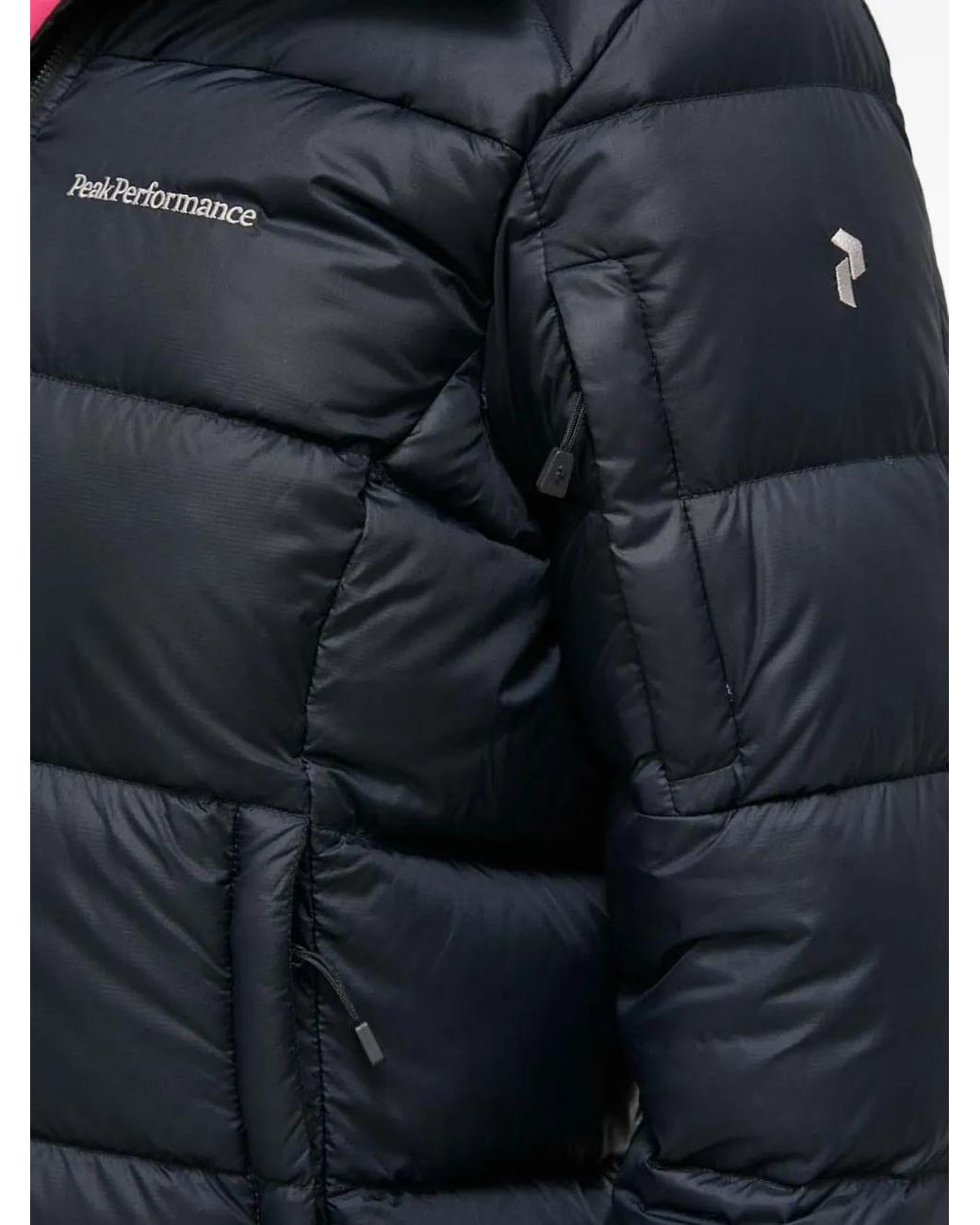 Peak Performance Blue Hooded Quilted Jacket