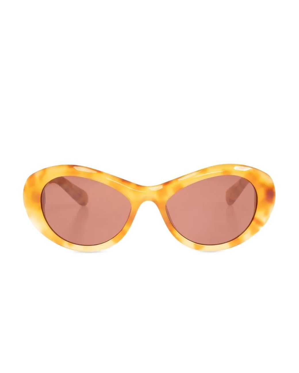 Jacquemus Orange Rond Rounded Sunglasses