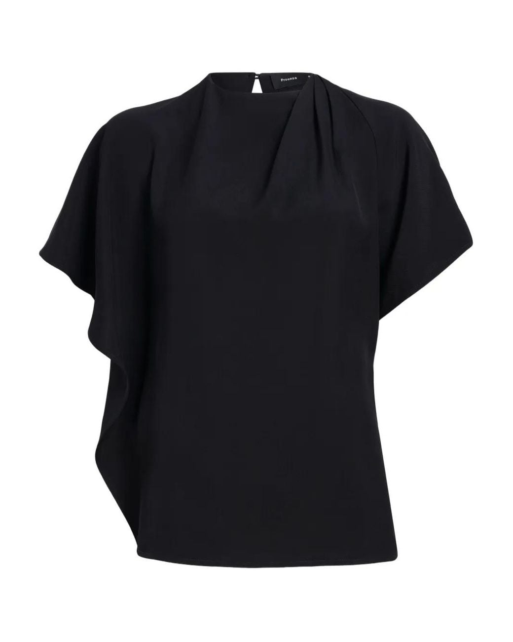 Proenza Schouler Black Etta Blouse