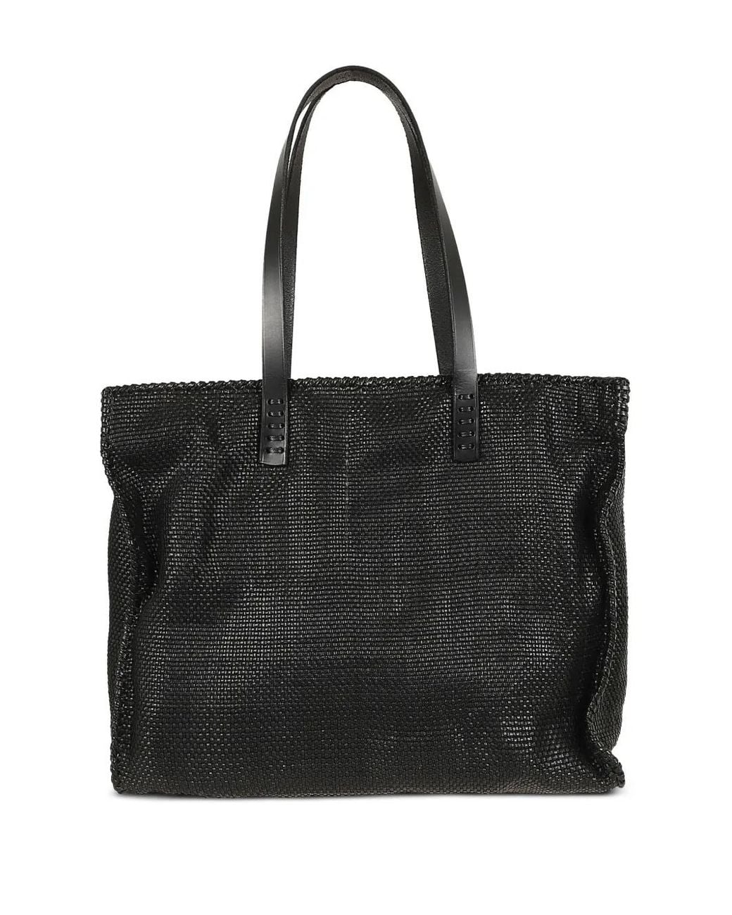 Dragon Diffusion Black Interwoven Tote Bag