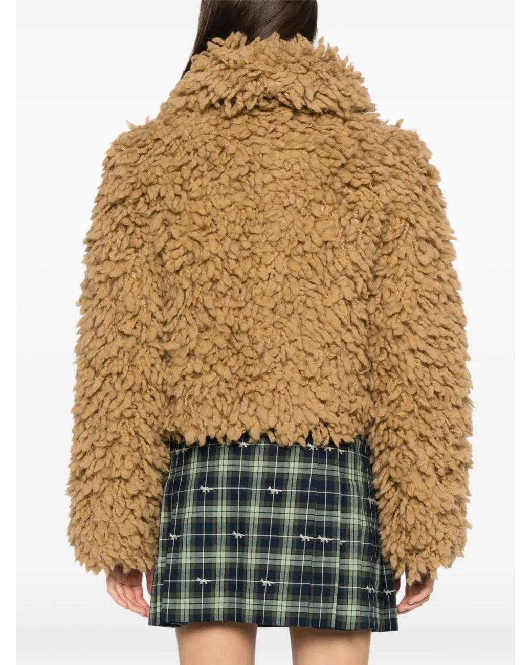 Burberry Brown Wool-Blend Short Jacket