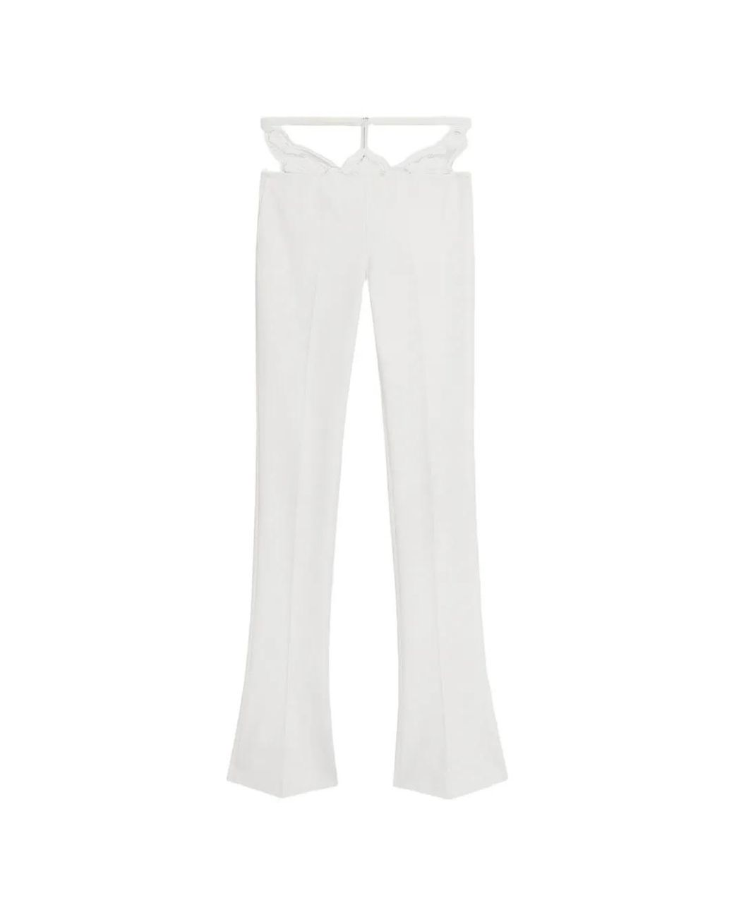 Blumarine White Lace Trousers