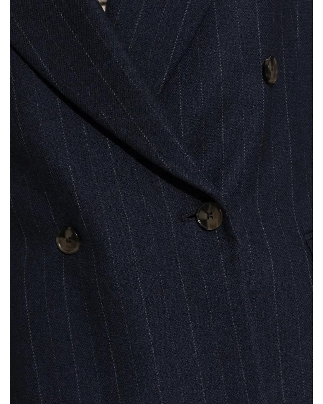 Paul Smith Blue Double-Breasted Blazer