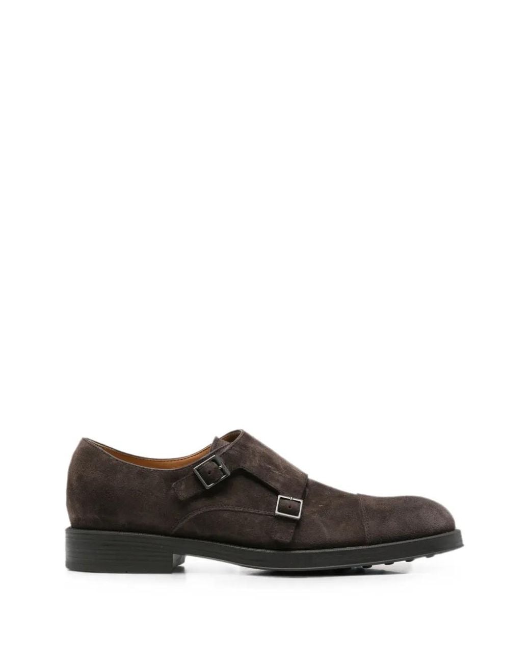 Tod's White Suede Monk Shoes for men