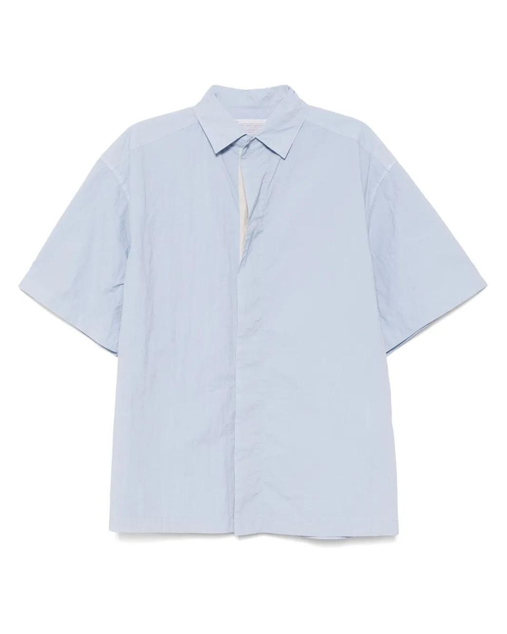 Kolor Blue Short-Sleeves Shirt Jacket for men