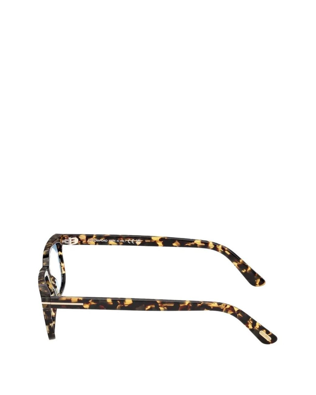 Tom Ford Brown Rectangle-Frame Sunglasses