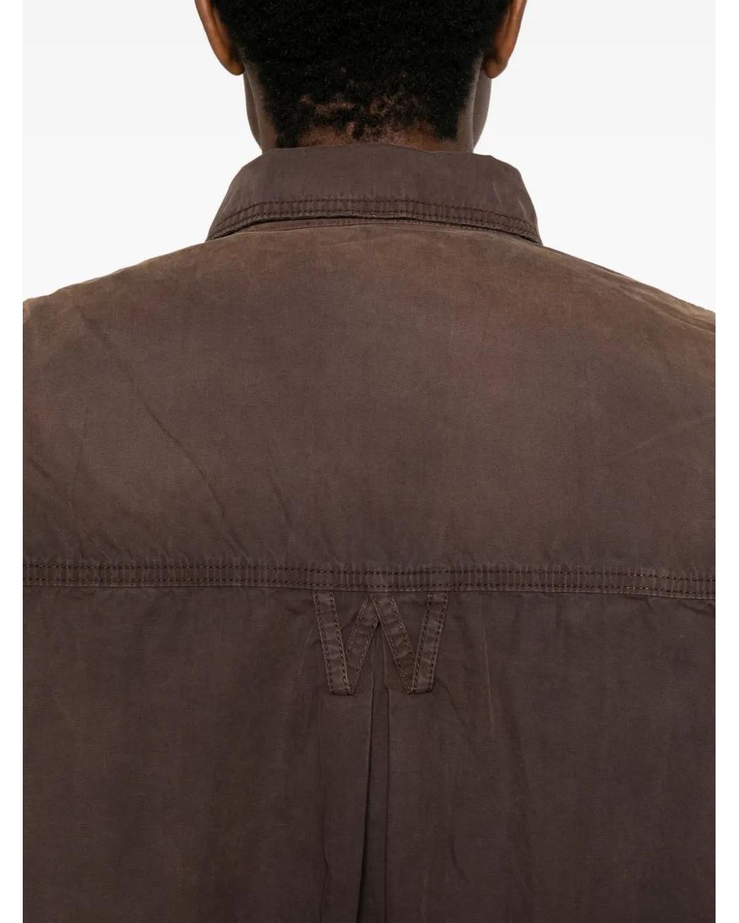 Willy Chavarria Brown Corcoran Overshirt for men