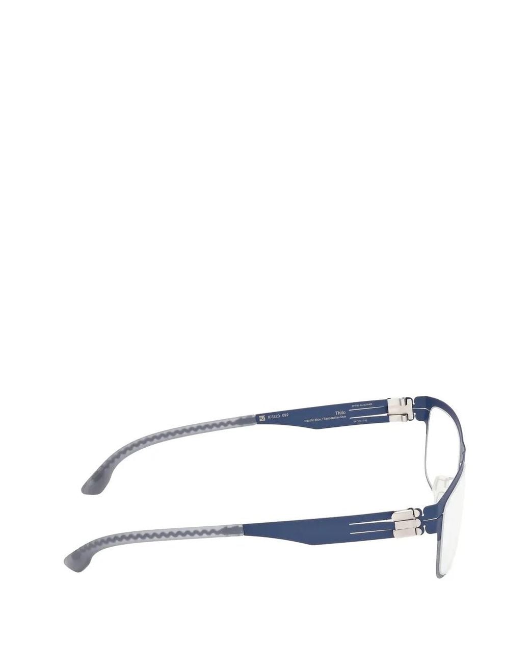 Ic! Berlin Blue Thilo Brille Mit Eckigem Gestell