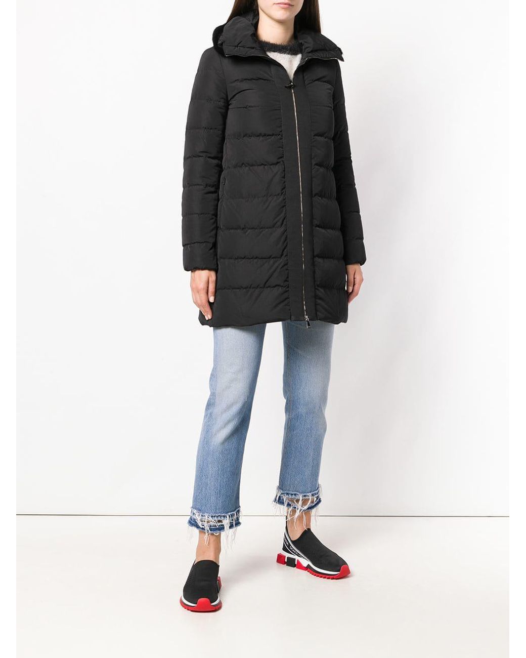 Moncler linotte shop padded coat