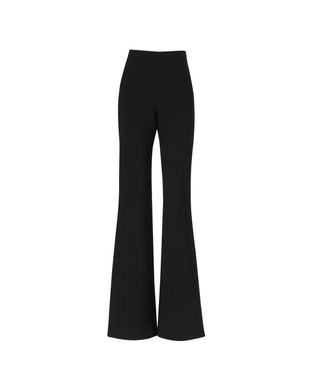 Costarellos Black Maree Tailored Crepe Trousers