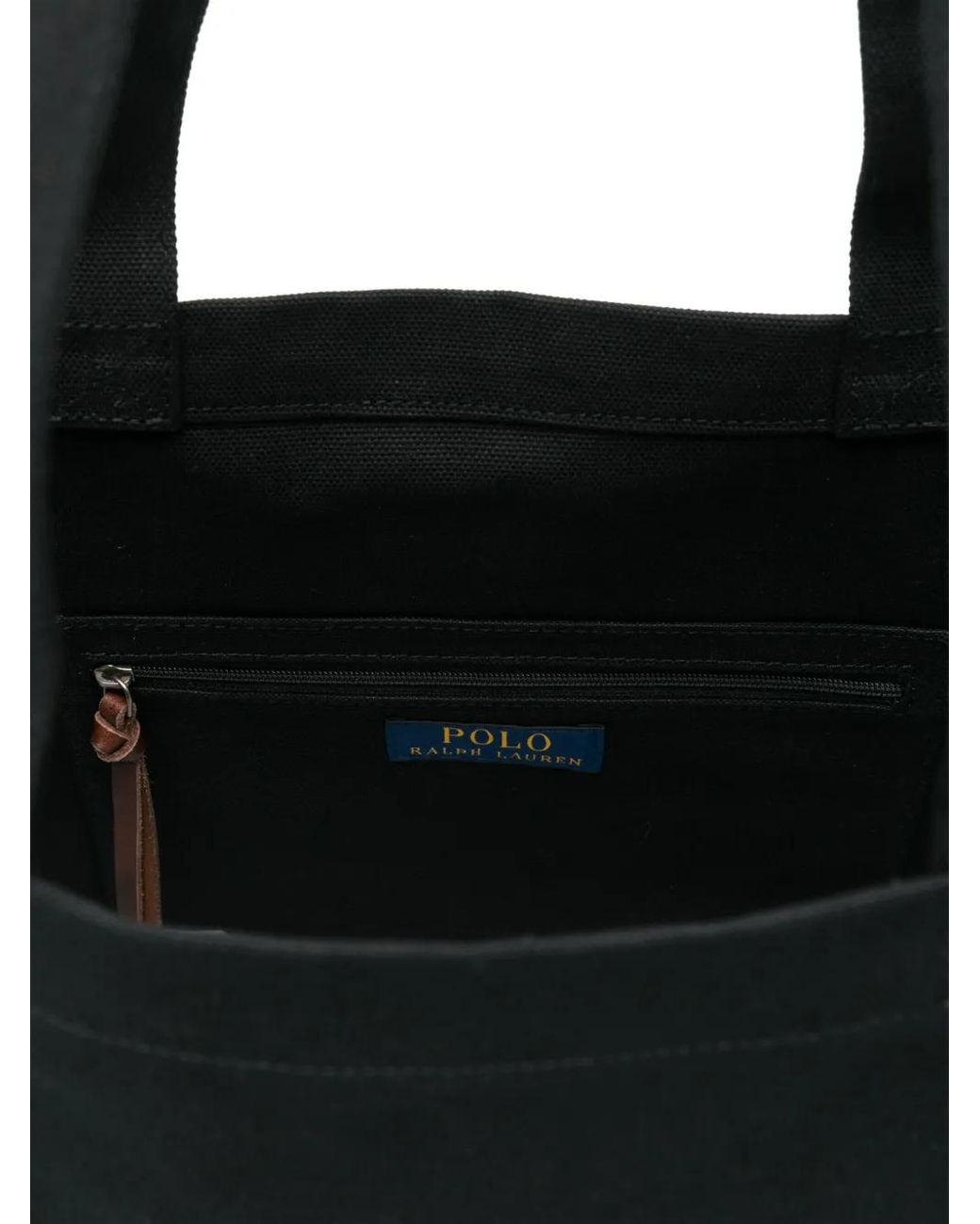 Polo Ralph Lauren Black Tote-Large
