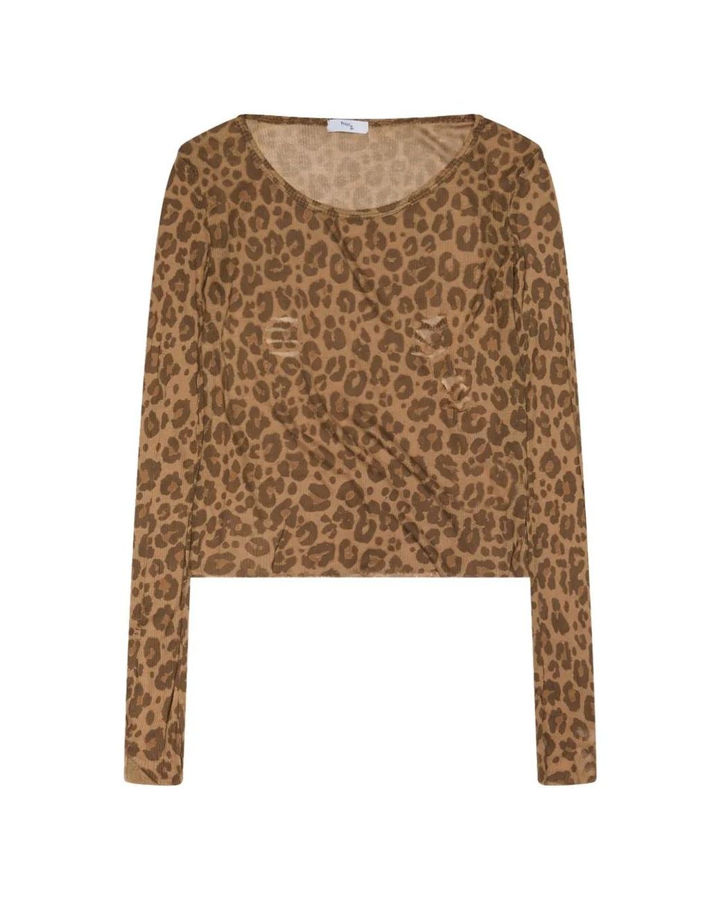 PRAYING Natural Cheetah Long-Sleeve T-Shirt for men
