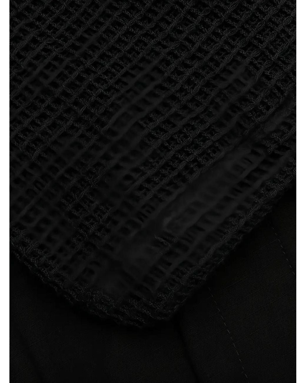 Givenchy Black Waffle-Panel Cargo Pants for men