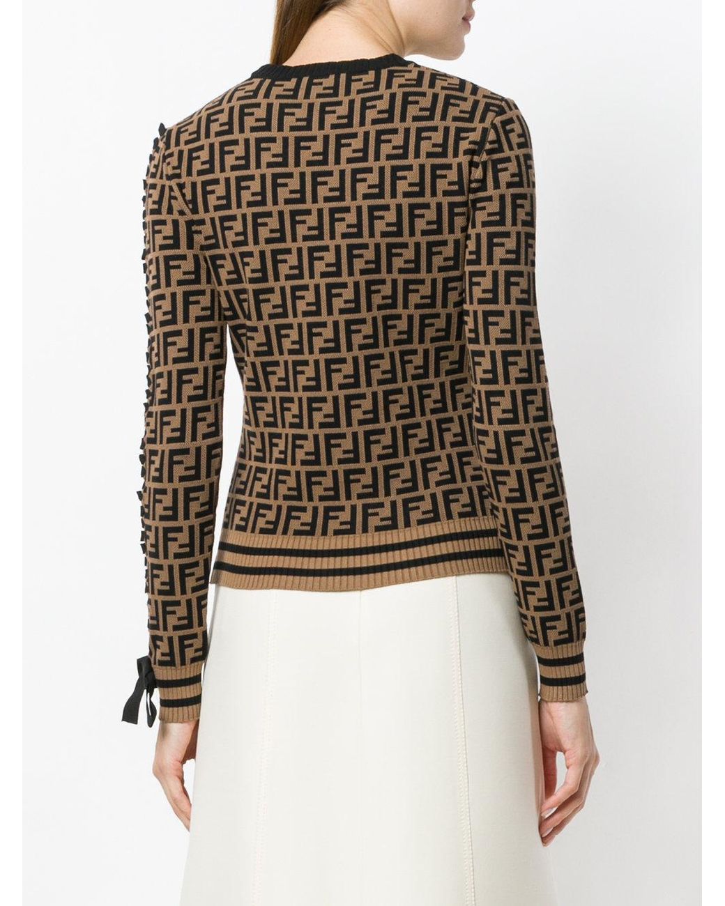 Fendi long hotsell sleeve sweater
