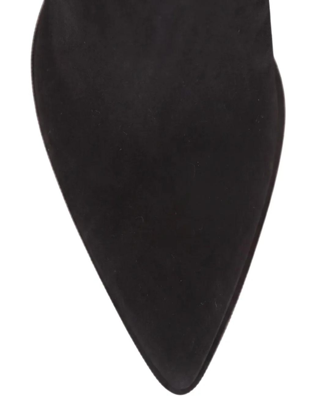 Santoni Black Elly Buckle-Detail Pointed-Toe Ankle Boots