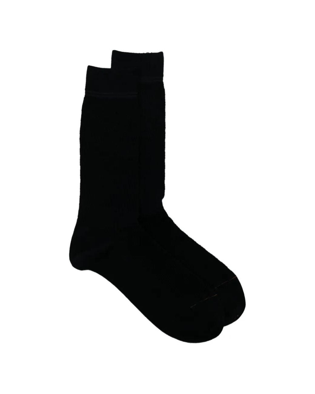 Zegna Black Mid-Calf Socks