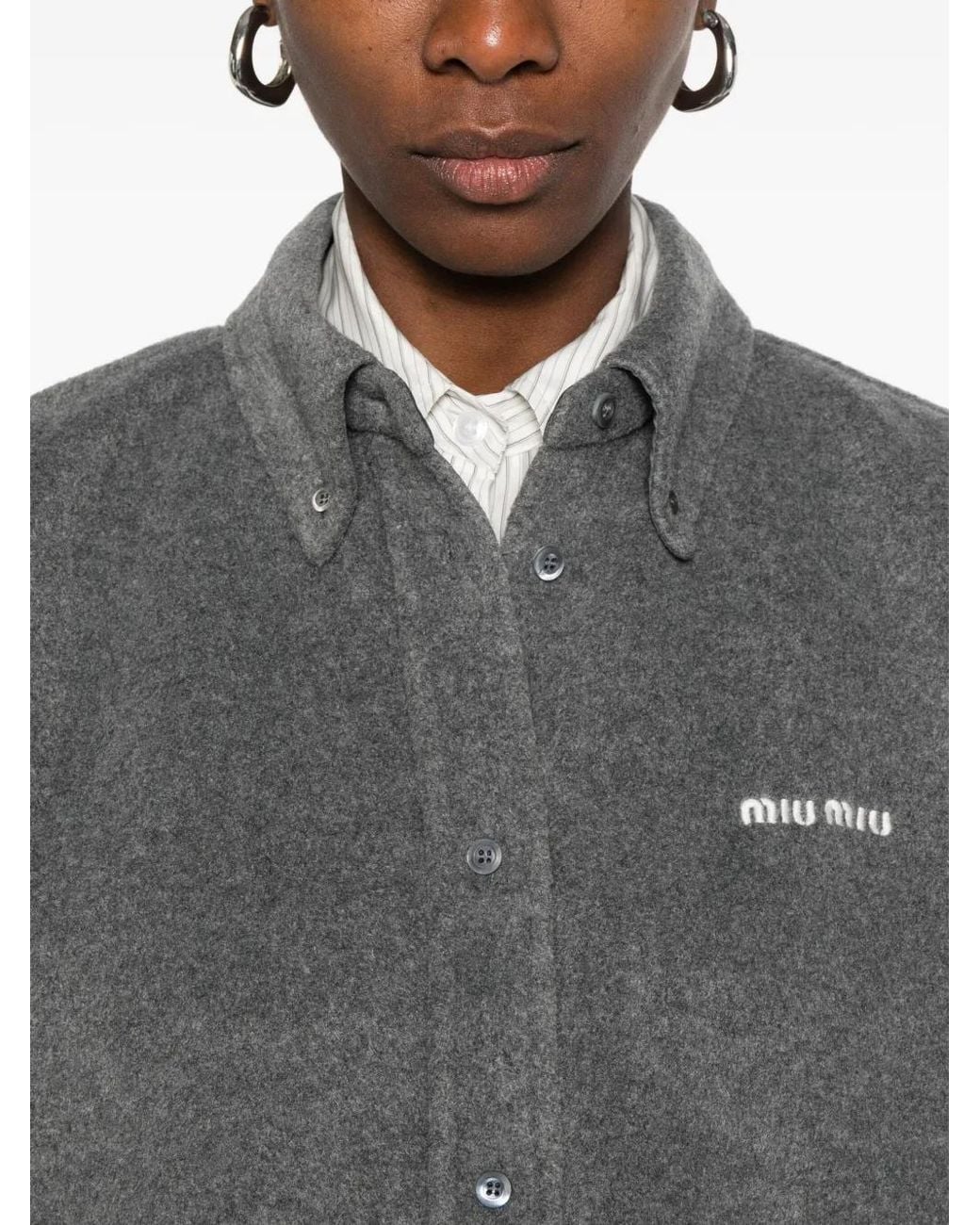 Miu Miu Gray Overshirt