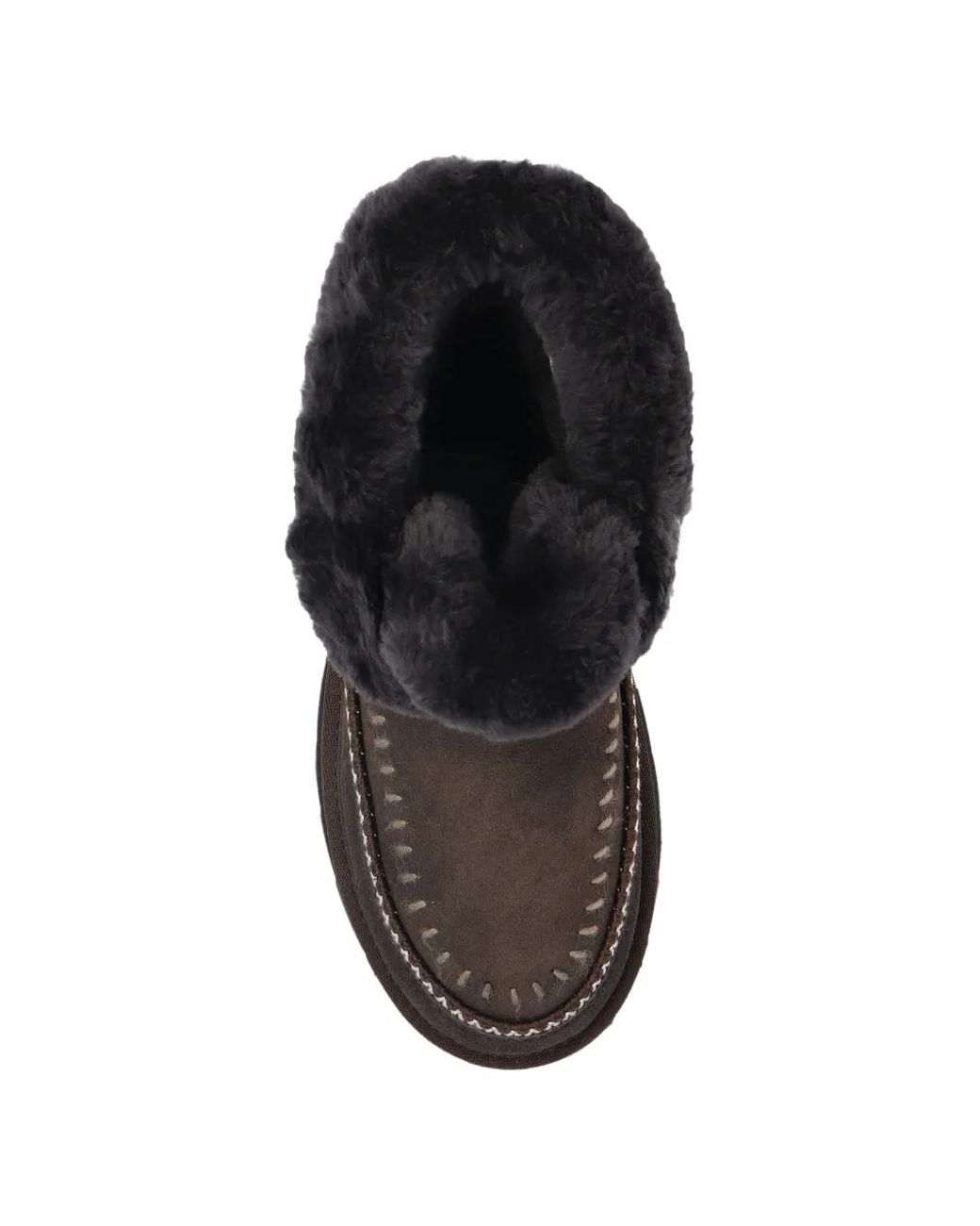 EMU Black Sunnie Shearling-Trim Platform Boots