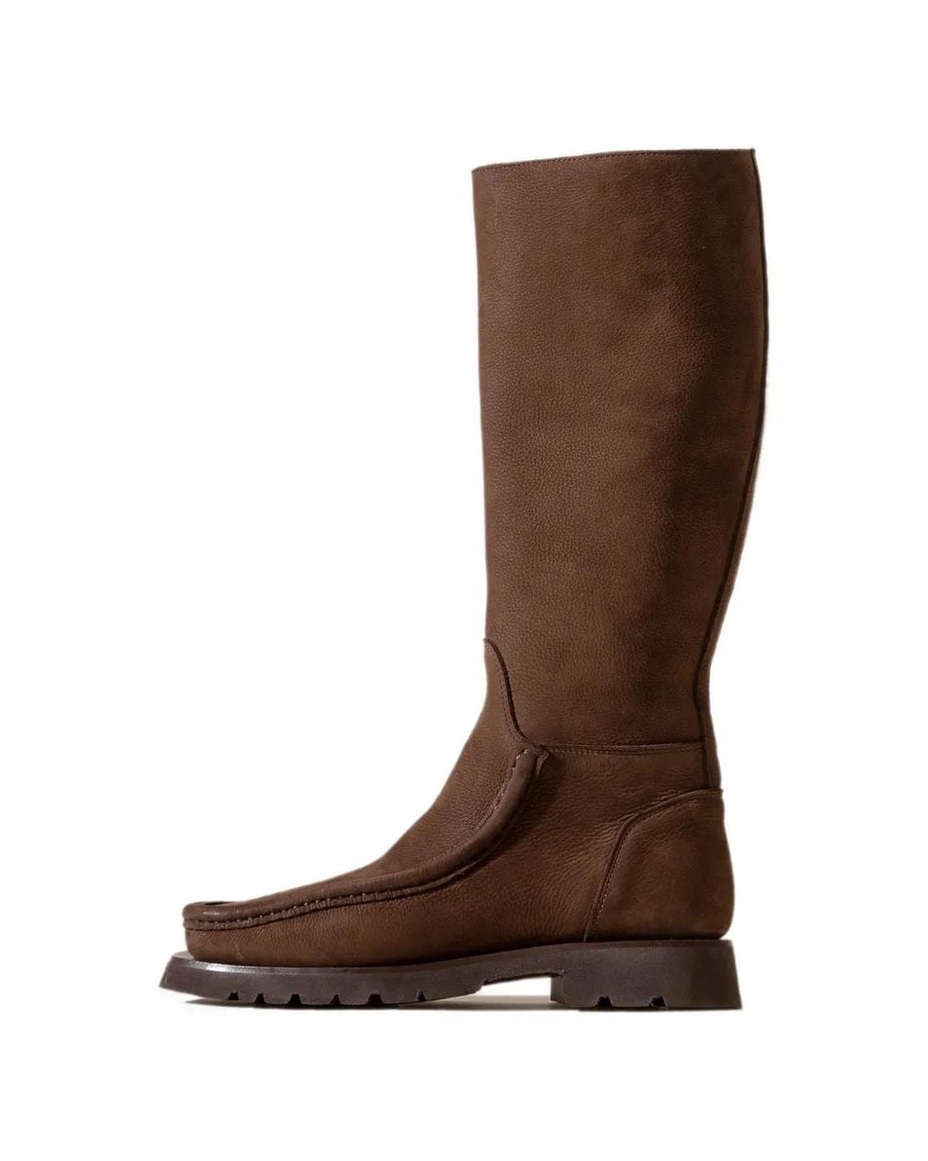 Hereu Brown Riera Sport Knee-High Boots