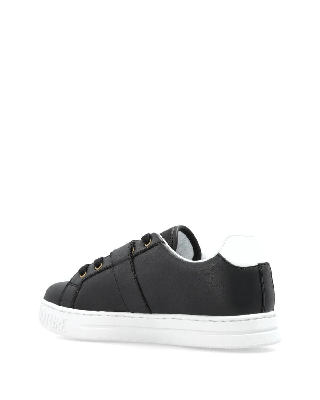 Zapatillas con correa y hebilla Versace Jeans Couture de color Black