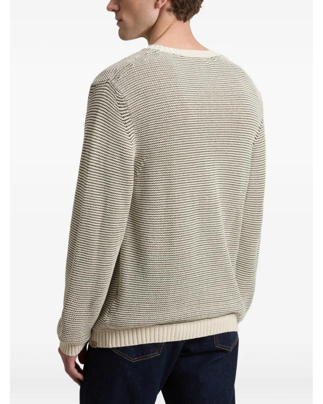 Woolrich Gestreifter Pullover in Gray für Herren