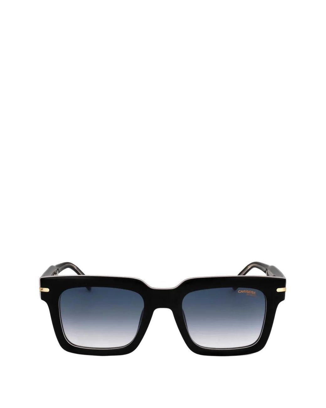 Carrera Black Striped Square-Frame Sunglasses for men
