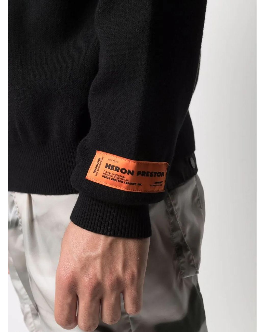 Heron Preston Black Trading Sweatshirt for men