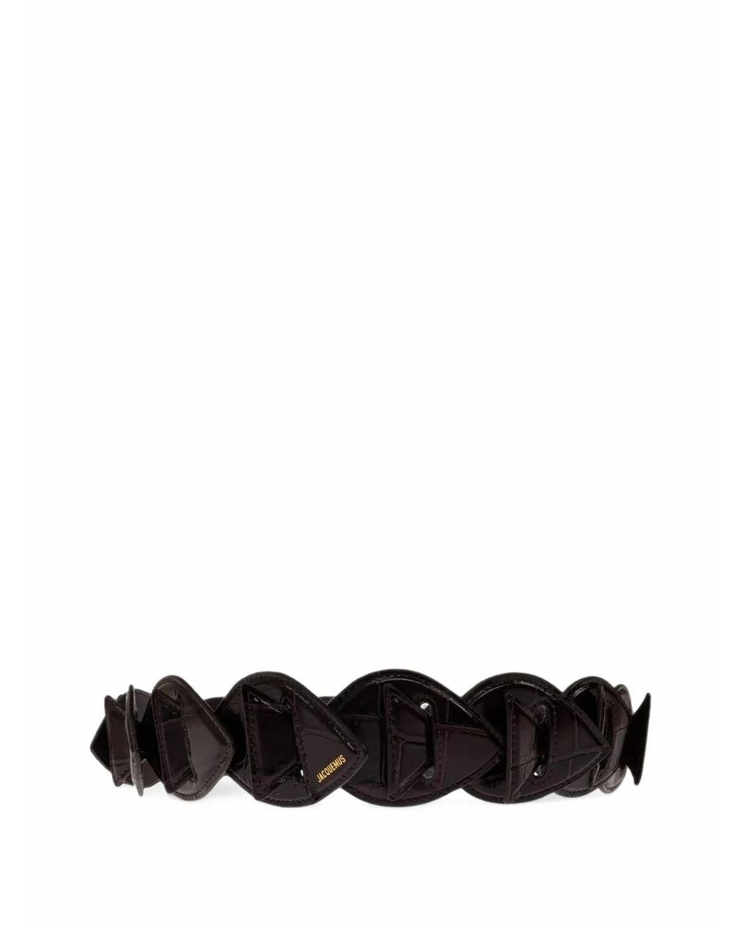 Jacquemus White Poisson Belt
