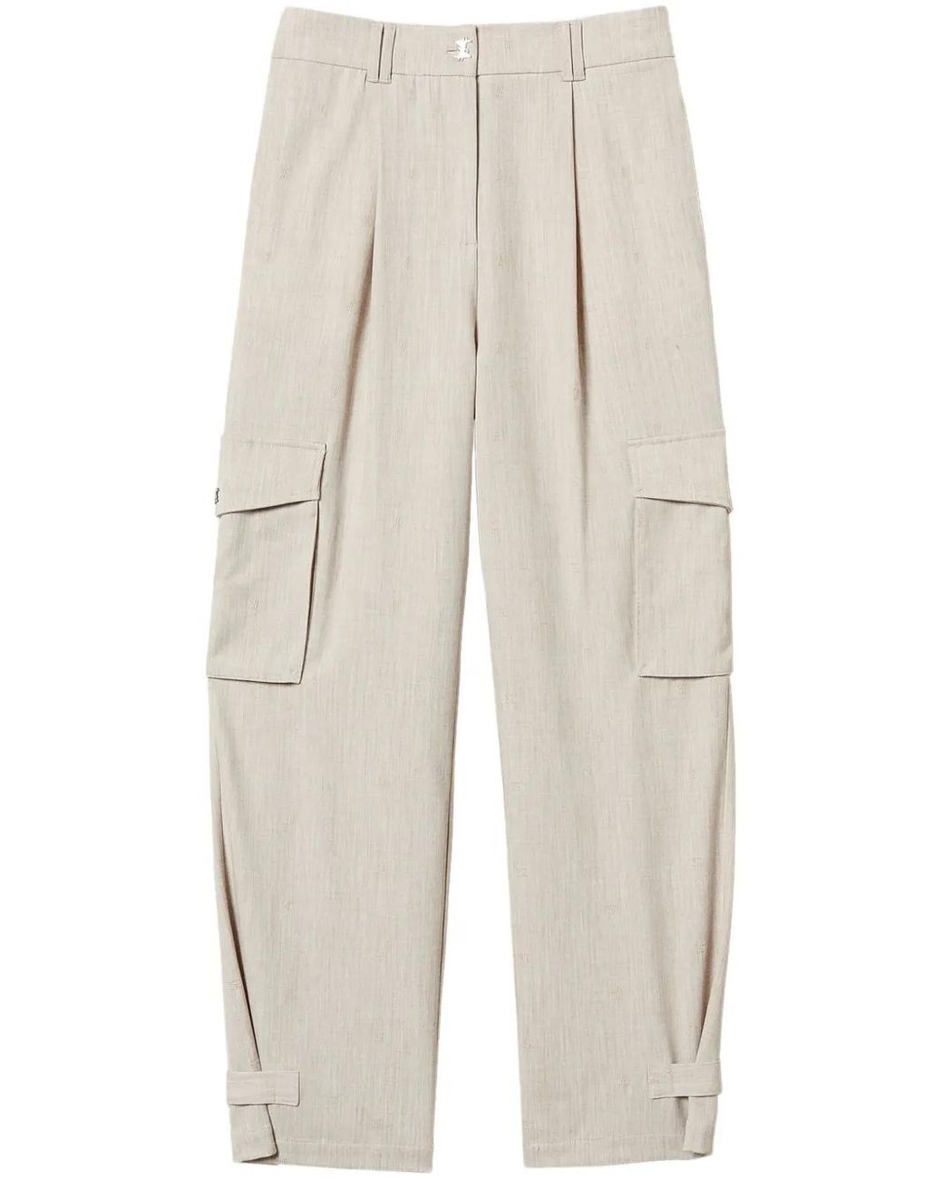 Twinset White X Myfo Cargo Trousers